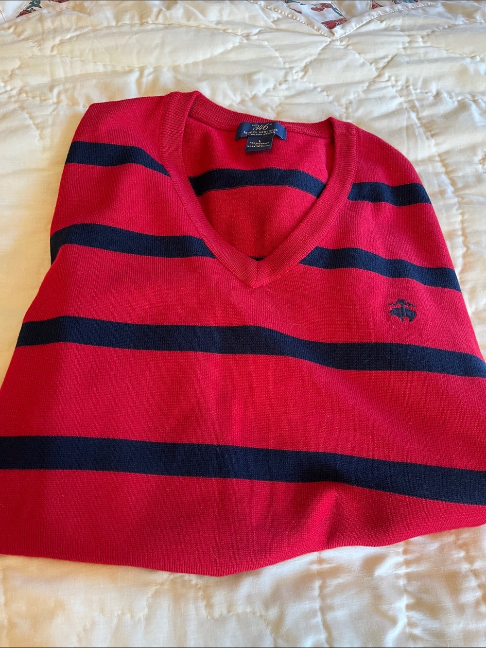 Brooks Brothers men’s L long sleeve sweater. EUC